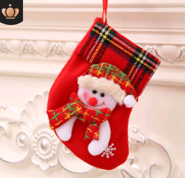 Christmas Decorations Santa Claus Socks Christmas Tree Pendant Christmas Socks Gift Bag Christmas Bag - Krosscanada