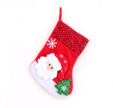 Christmas Decorations Santa Claus Socks Christmas Tree Pendant Christmas Socks Gift Bag Christmas Bag - Krosscanada