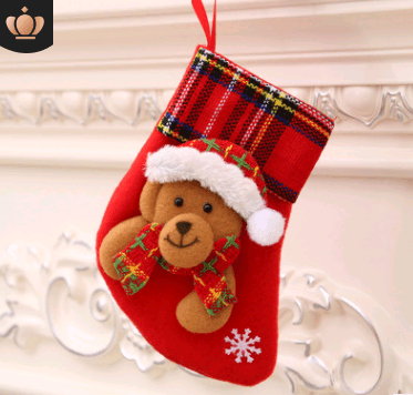 Christmas Decorations Santa Claus Socks Christmas Tree Pendant Christmas Socks Gift Bag Christmas Bag - Krosscanada