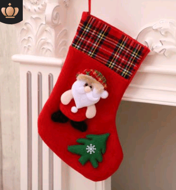 Christmas Decorations Santa Claus Socks Christmas Tree Pendant Christmas Socks Gift Bag Christmas Bag - Krosscanada