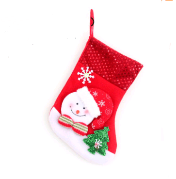 Christmas Decorations Santa Claus Socks Christmas Tree Pendant Christmas Socks Gift Bag Christmas Bag - Krosscanada