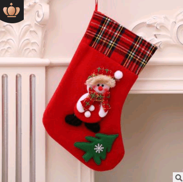 Christmas Decorations Santa Claus Socks Christmas Tree Pendant Christmas Socks Gift Bag Christmas Bag - Krosscanada