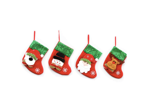 Christmas Decorations Santa Claus Socks Christmas Tree Pendant Christmas Socks Gift Bag Christmas Bag - Krosscanada