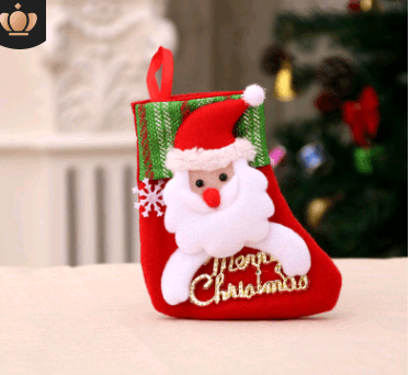 Christmas Decorations Santa Claus Socks Christmas Tree Pendant Christmas Socks Gift Bag Christmas Bag - Krosscanada
