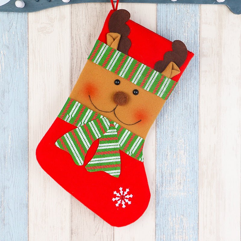 Christmas Gift Bag Christmas Decorations Gift Bag Pendant Ornaments Wholesale Large Christmas Stockings Socks - Krosscanada