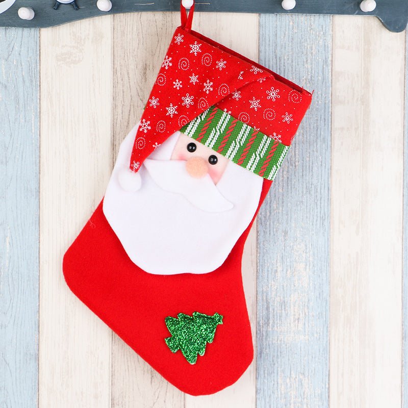 Christmas Gift Bag Christmas Decorations Gift Bag Pendant Ornaments Wholesale Large Christmas Stockings Socks - Krosscanada