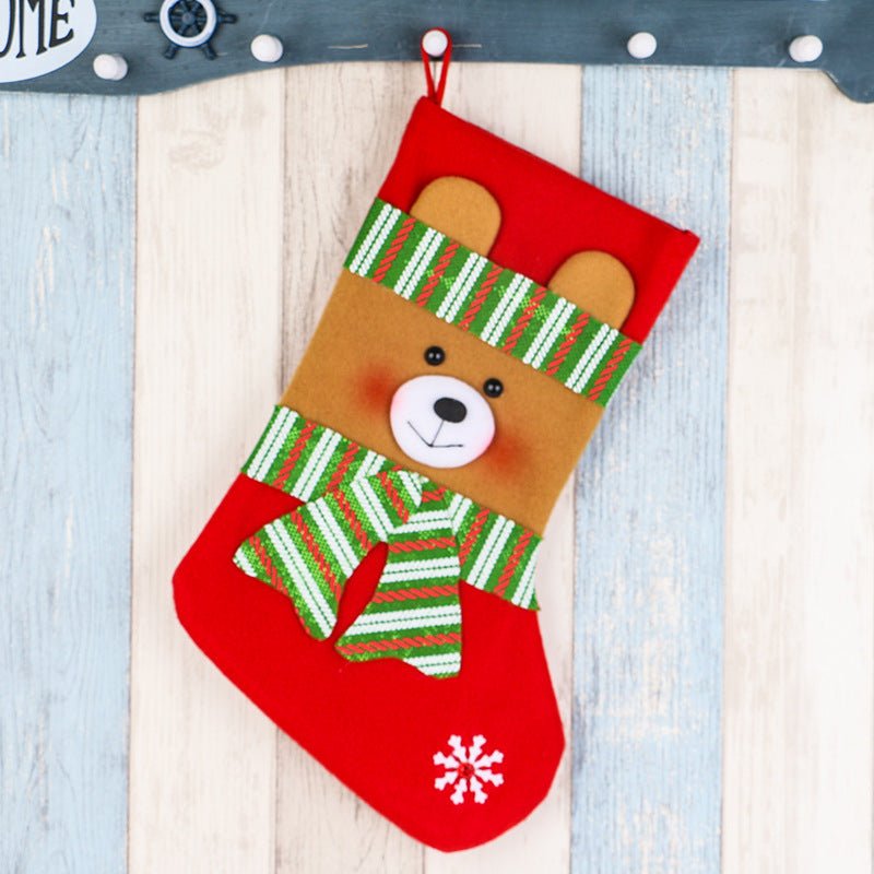 Christmas Gift Bag Christmas Decorations Gift Bag Pendant Ornaments Wholesale Large Christmas Stockings Socks - Krosscanada