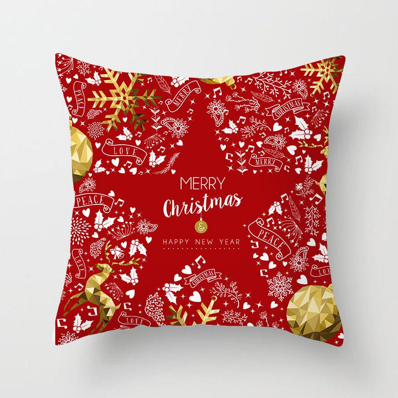 Christmas linen Pillowcase - Krosscanada