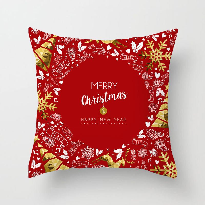 Christmas linen Pillowcase - Krosscanada
