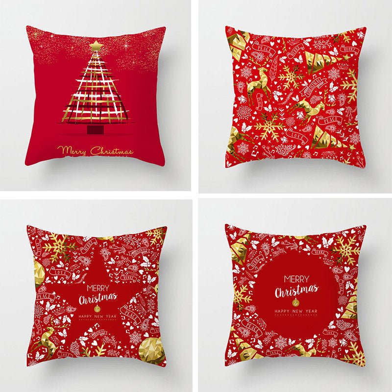 Christmas linen Pillowcase - Krosscanada