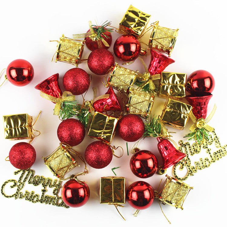 Christmas Ornament Butterfly Gift Box Pendant Arrangement - Krosscanada