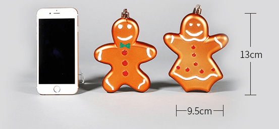 Christmas Ornaments Cute Gifts Reindeer Balls Stars Gingerbread Man Christmas Pendant Ornaments Charm - Krosscanada