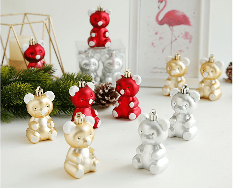 Christmas Ornaments Cute Gifts Reindeer Balls Stars Gingerbread Man Christmas Pendant Ornaments Charm - Krosscanada