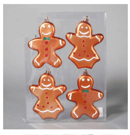Christmas Ornaments Cute Gifts Reindeer Balls Stars Gingerbread Man Christmas Pendant Ornaments Charm - Krosscanada