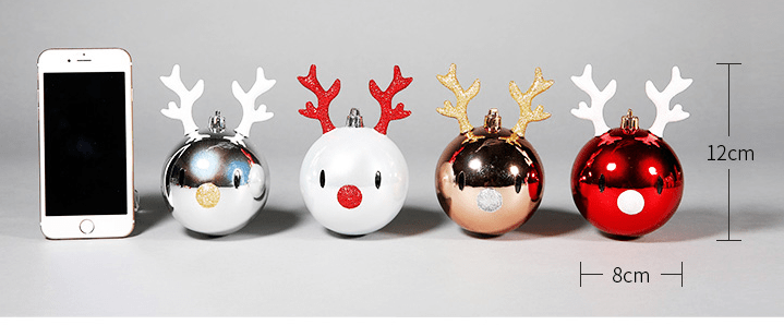 Christmas Ornaments Cute Gifts Reindeer Balls Stars Gingerbread Man Christmas Pendant Ornaments Charm - Krosscanada