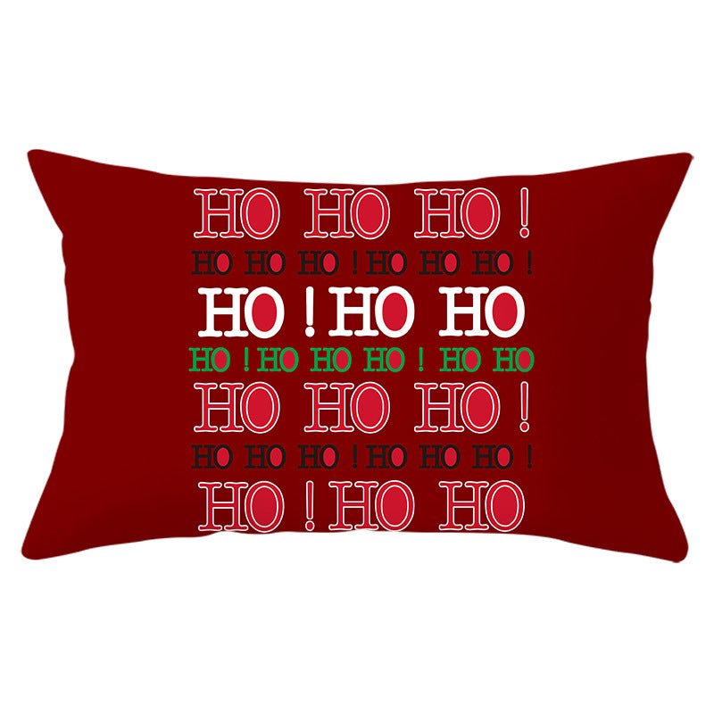 Christmas peach leather pillowcase - Krosscanada