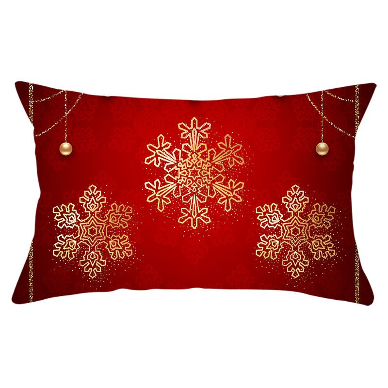 Christmas peach leather pillowcase - Krosscanada