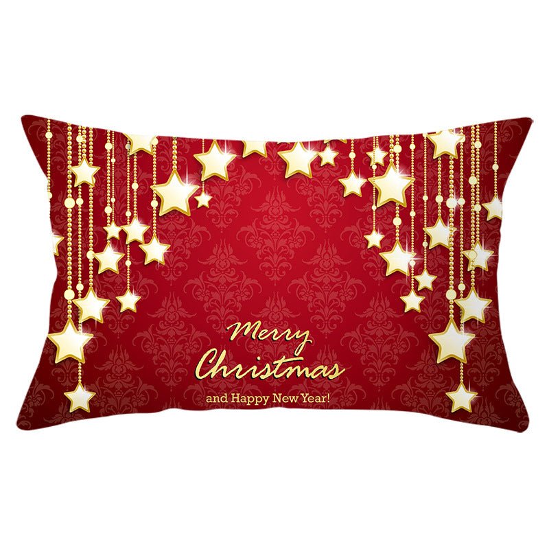 Christmas peach leather pillowcase - Krosscanada