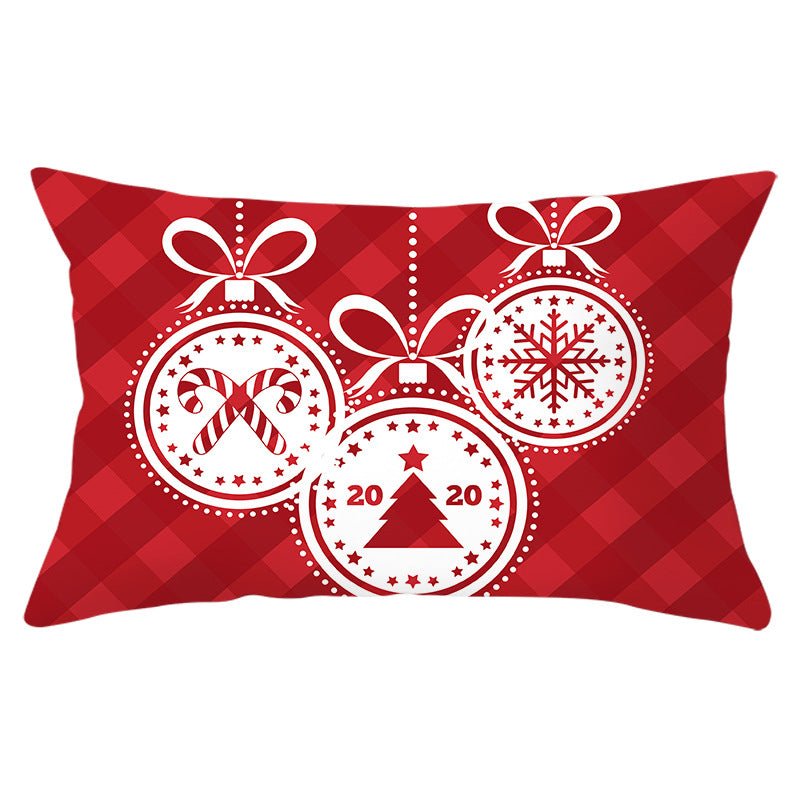 Christmas peach leather pillowcase - Krosscanada