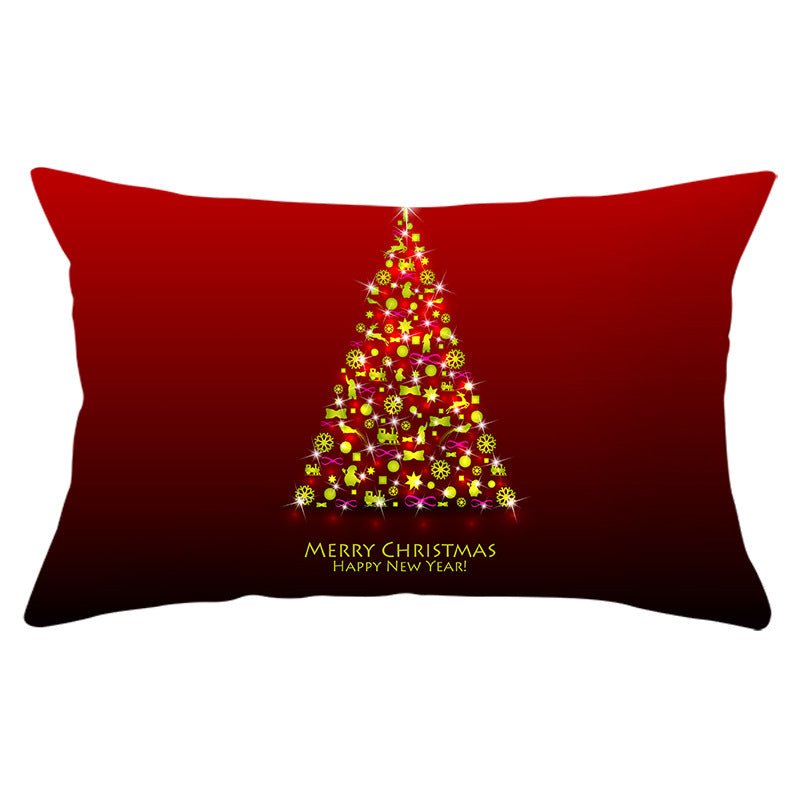 Christmas peach leather pillowcase - Krosscanada