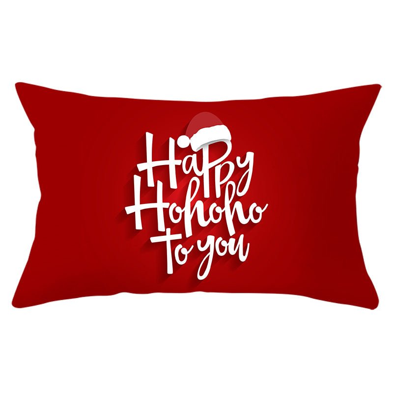 Christmas peach leather pillowcase - Krosscanada