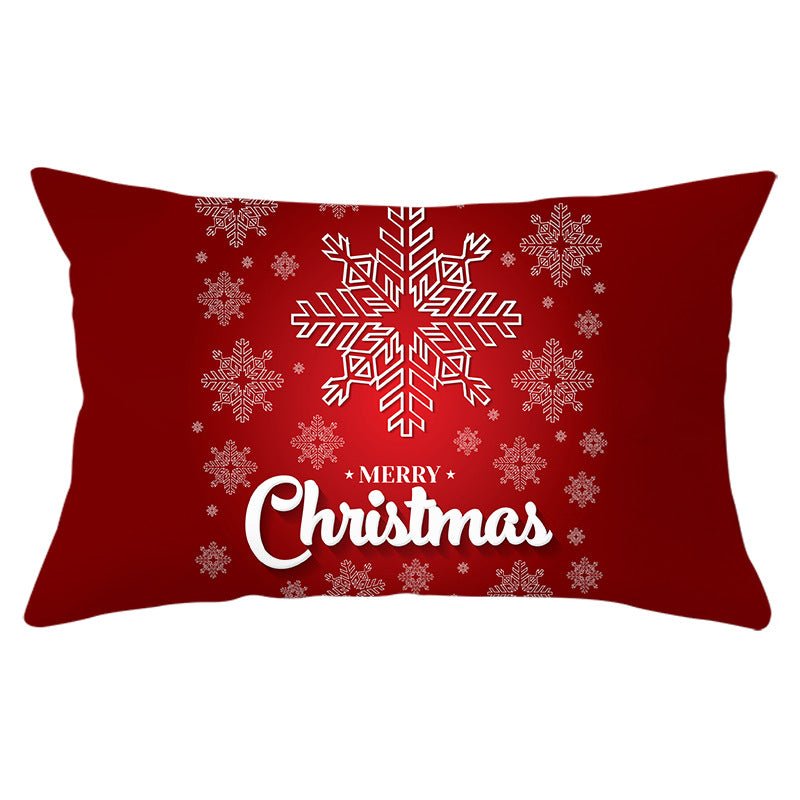 Christmas peach leather pillowcase - Krosscanada