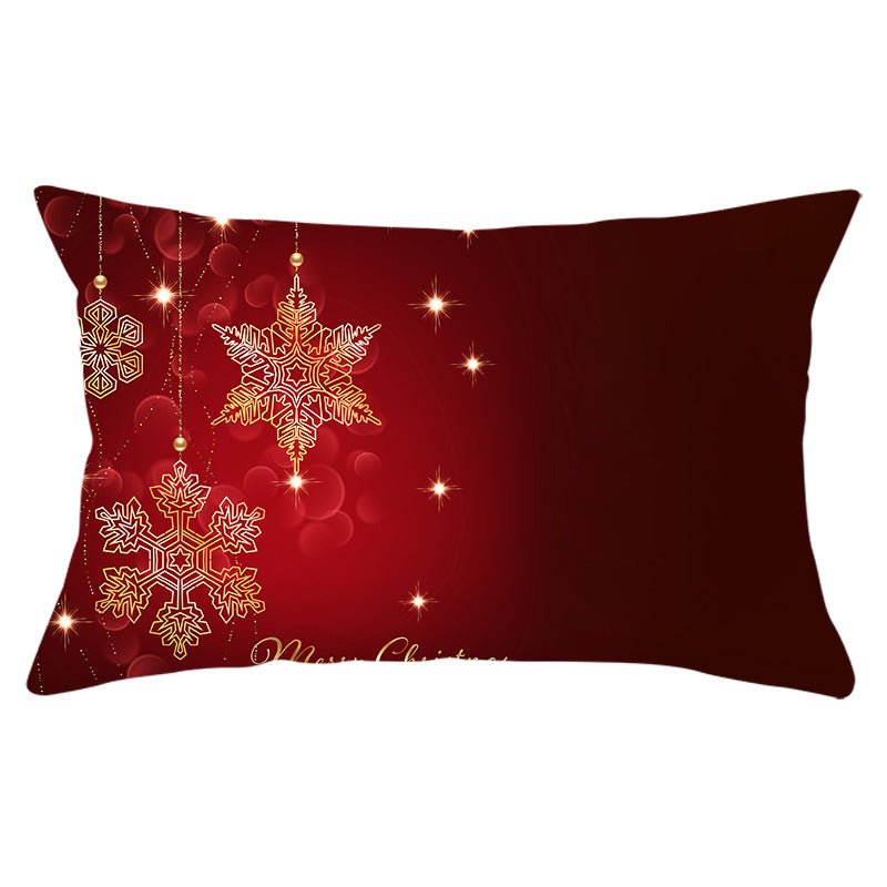 Christmas peach leather pillowcase - Krosscanada