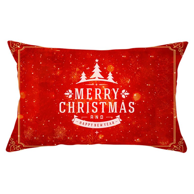 Christmas peach leather pillowcase - Krosscanada