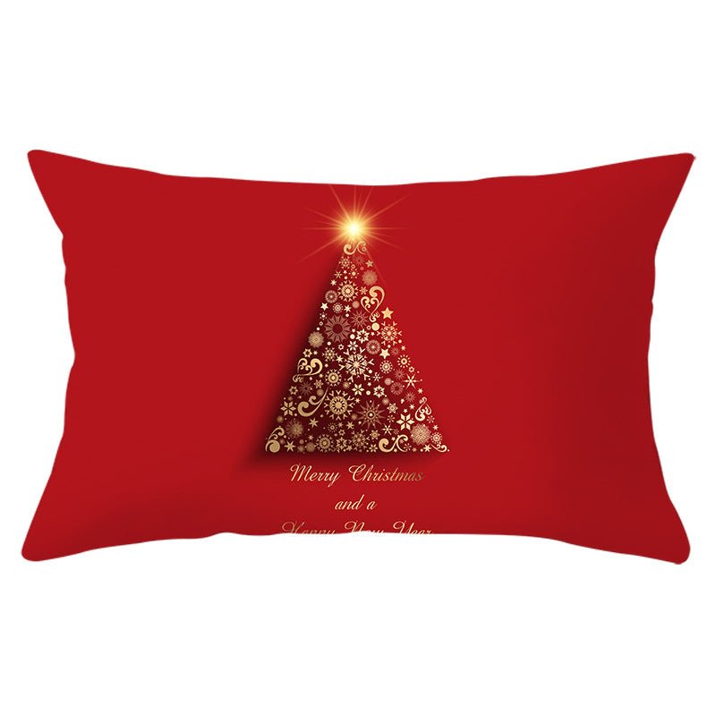 Christmas peach leather pillowcase - Krosscanada