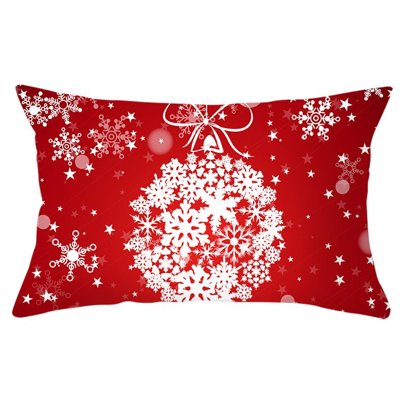 Christmas peach leather pillowcase - Krosscanada