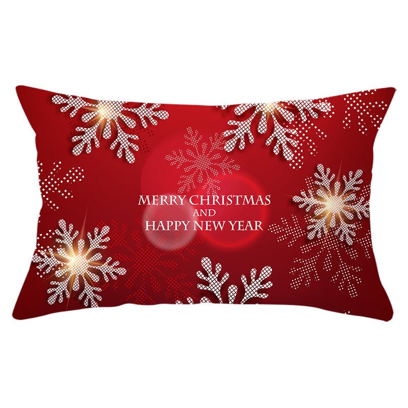 Christmas peach leather pillowcase - Krosscanada