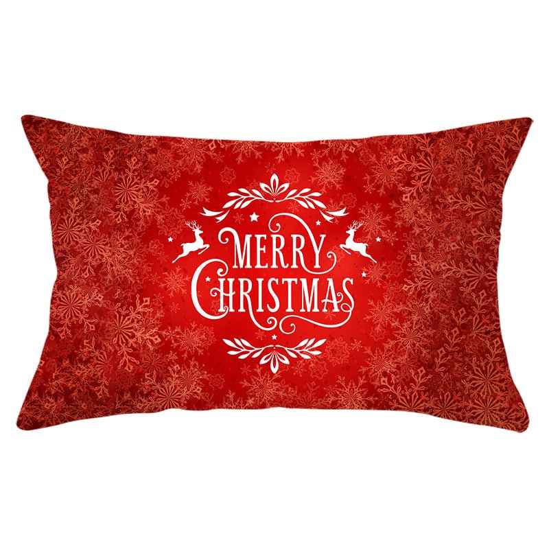 Christmas peach leather pillowcase - Krosscanada