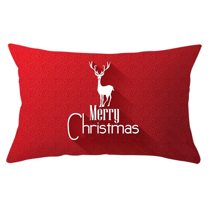 Christmas peach leather pillowcase - Krosscanada