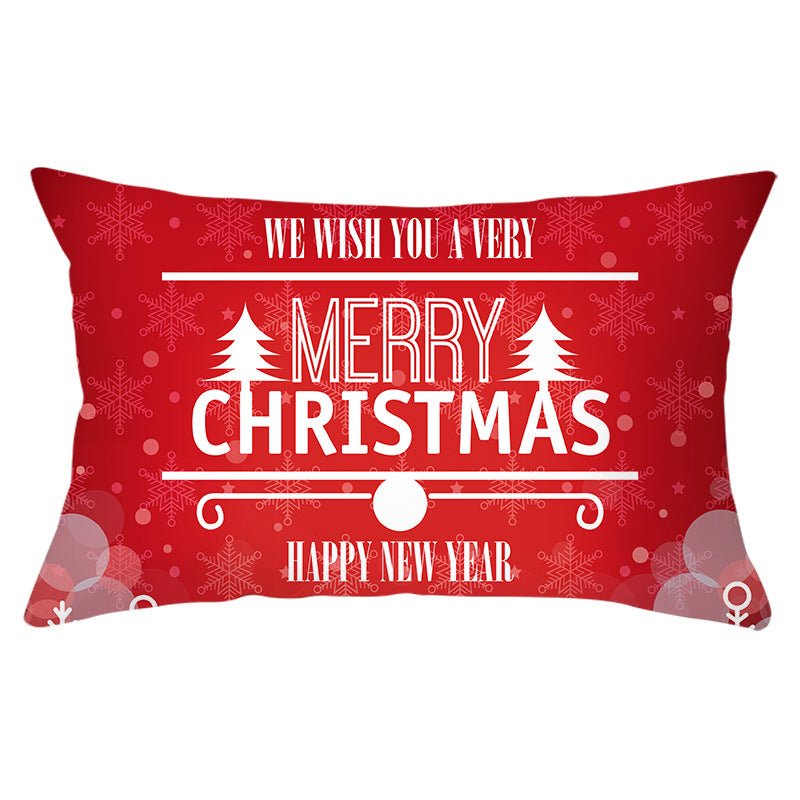 Christmas peach leather pillowcase - Krosscanada
