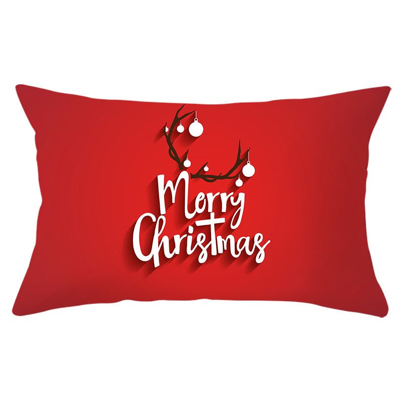 Christmas peach leather pillowcase - Krosscanada