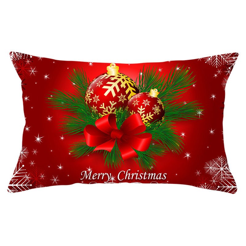 Christmas peach leather pillowcase - Krosscanada