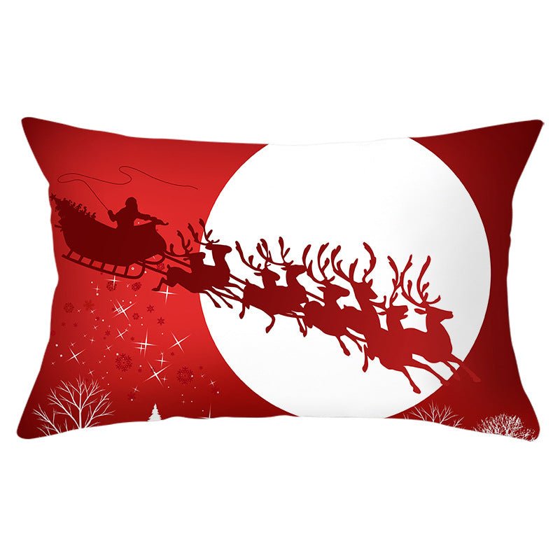 Christmas peach leather pillowcase - Krosscanada