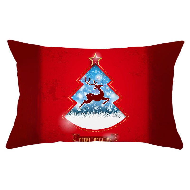 Christmas peach leather pillowcase - Krosscanada