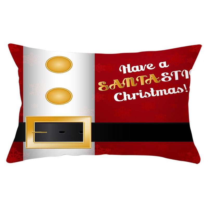 Christmas peach leather pillowcase - Krosscanada
