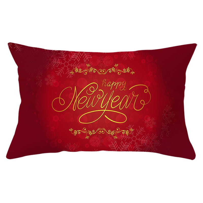 Christmas peach leather pillowcase - Krosscanada