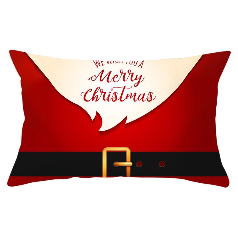 Christmas peach leather pillowcase - Krosscanada