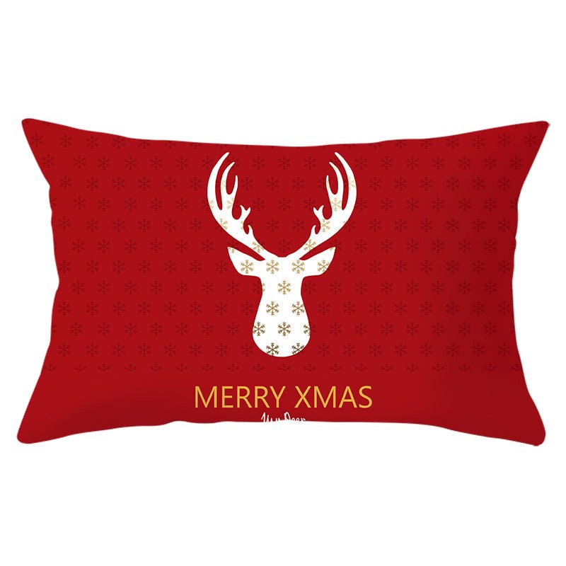 Christmas peach leather pillowcase - Krosscanada