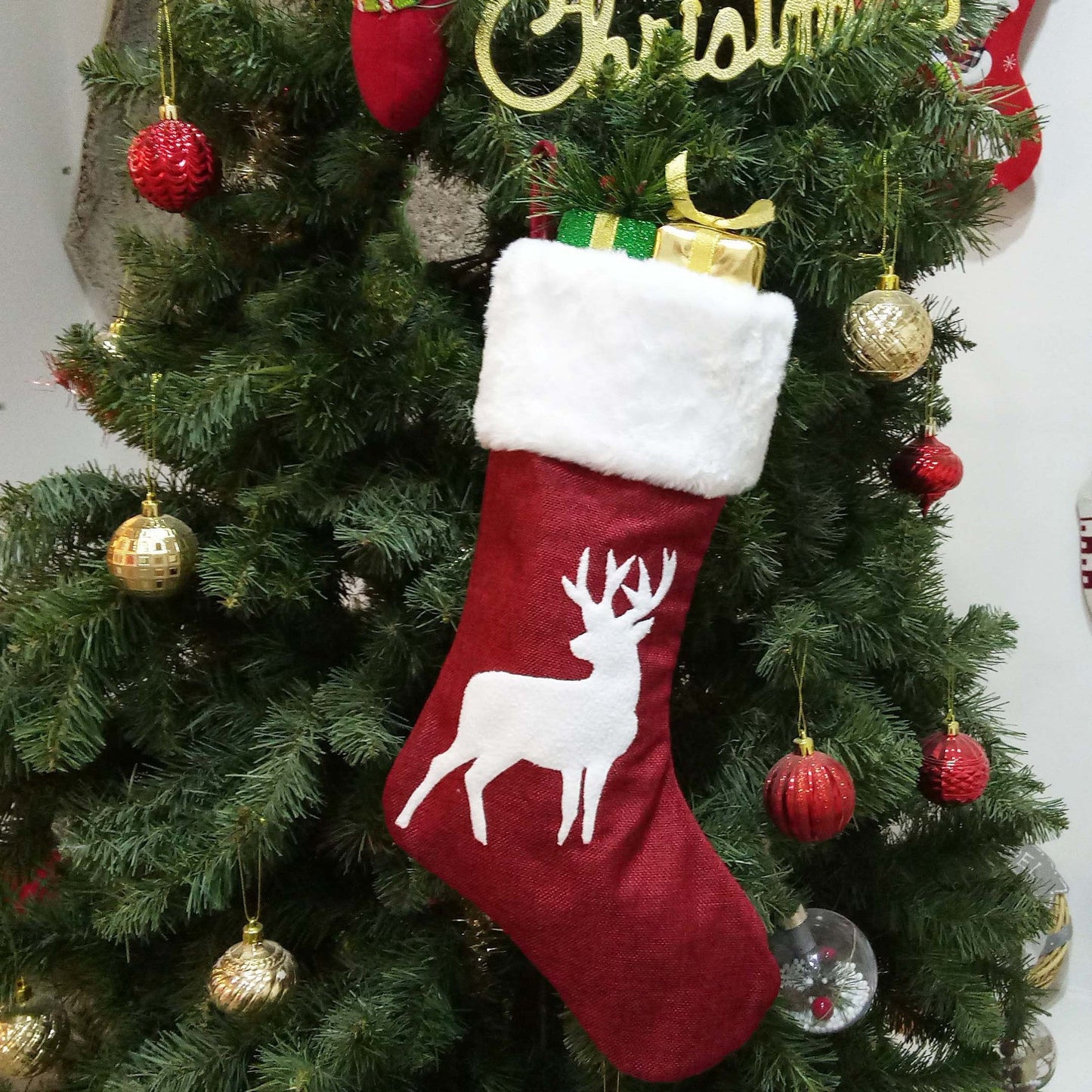 Christmas Socks Gift Bag - Krosscanada