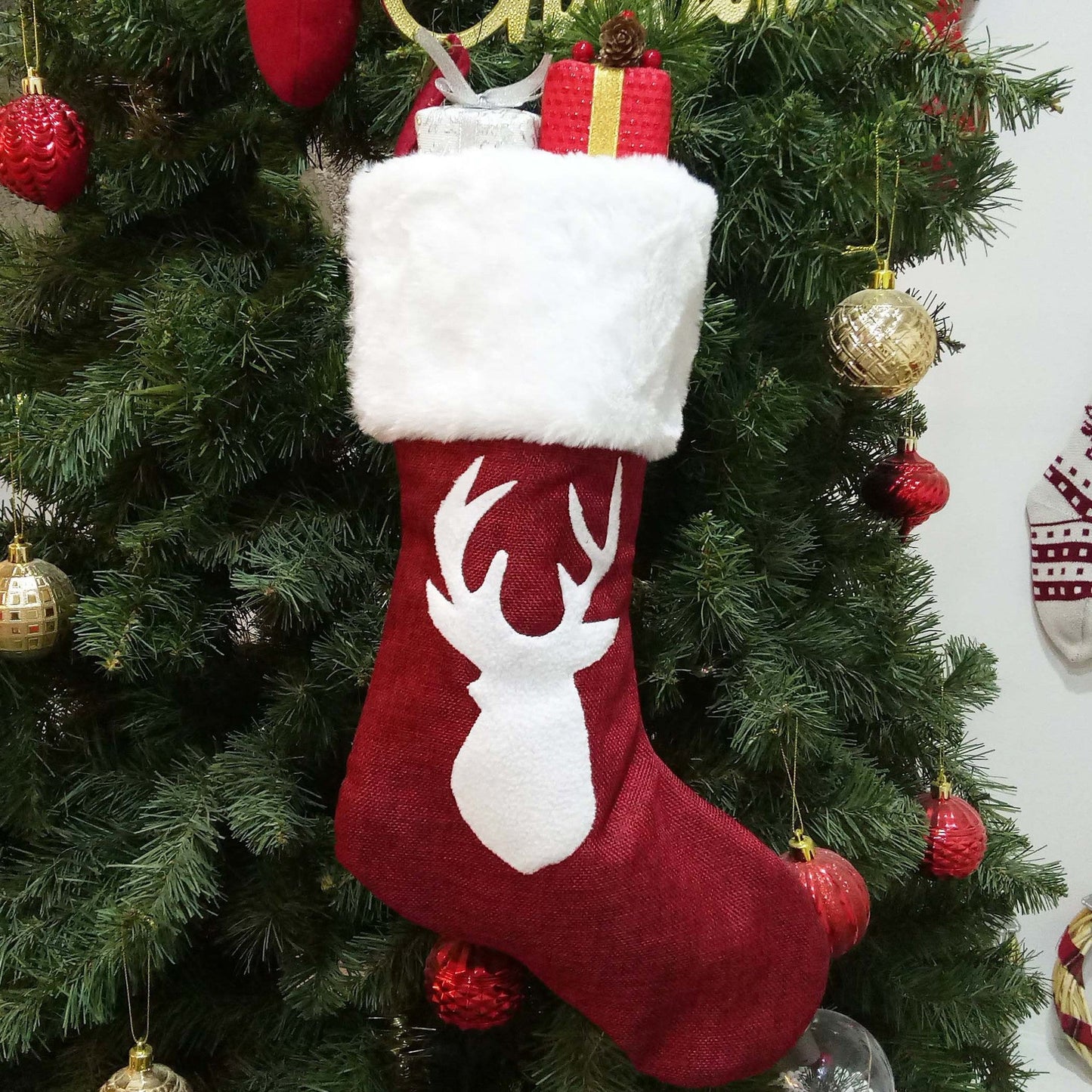 Christmas Socks Gift Bag - Krosscanada