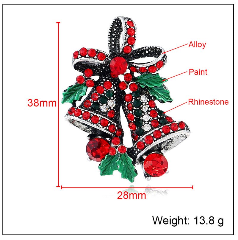Christmas suit pin brooch - Krosscanada