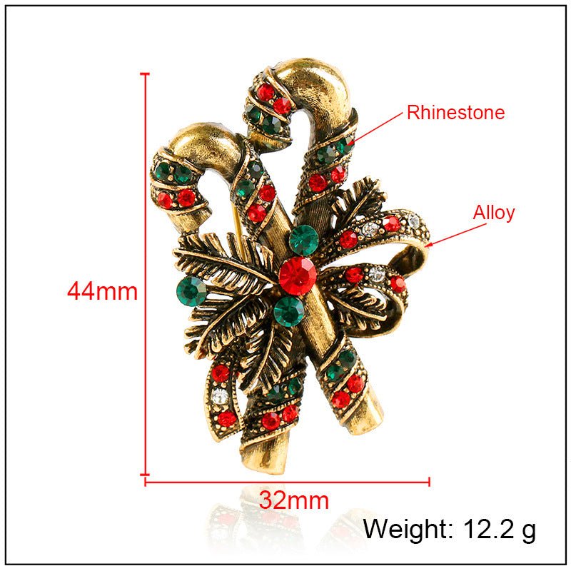 Christmas suit pin brooch - Krosscanada