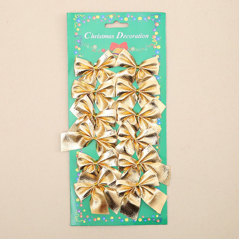 Christmas Tree Ornaments Christmas Decoration Bow - Krosscanada