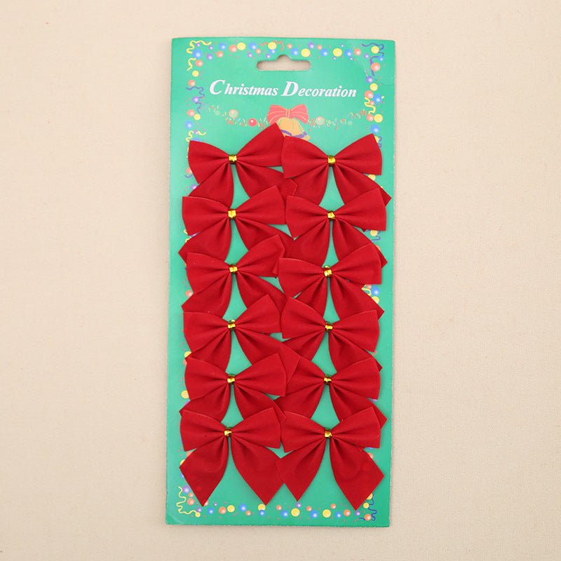 Christmas Tree Ornaments Christmas Decoration Bow - Krosscanada