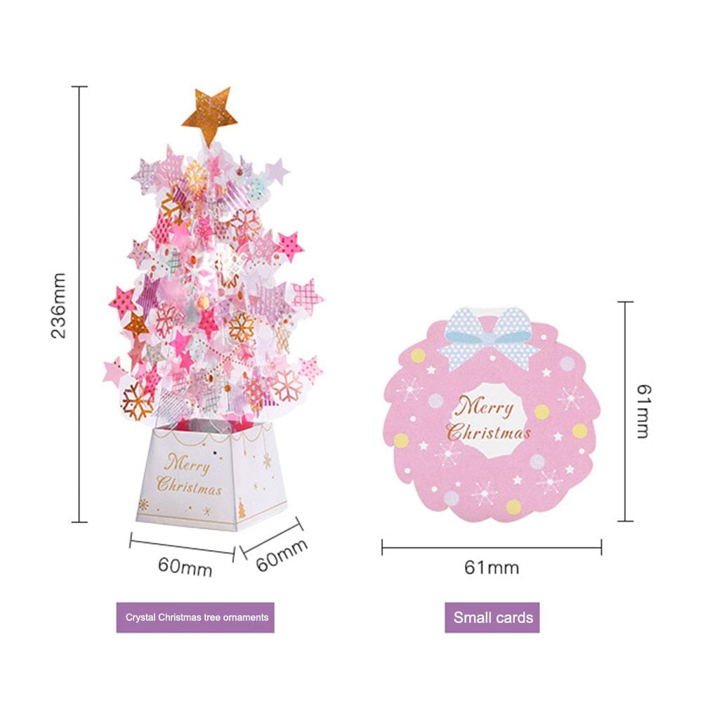 Christmas Tree Pop - Up Card 3D Card Christmas Greeting Card - Krosscanada