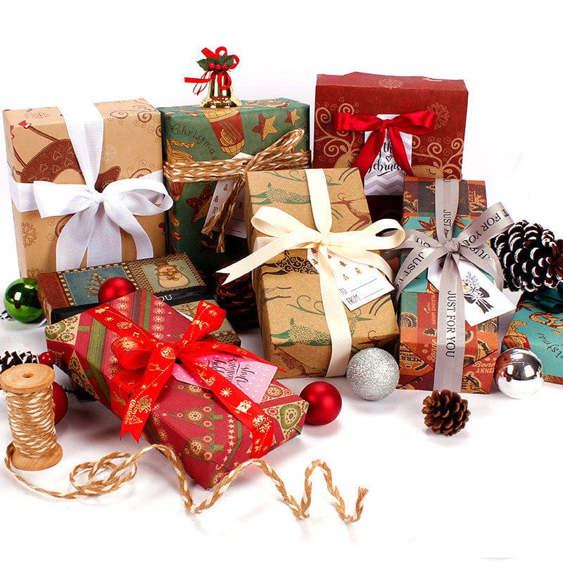 Classic Christmas Gift Wrapping Paper Thickened - Krosscanada